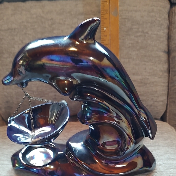 Iridescent Dolphin Incense Holder - Picture 6 of 9